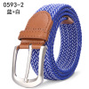 Woven elastic universal belt suitable for men and women for leisure