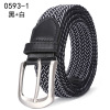 Woven elastic universal belt suitable for men and women for leisure