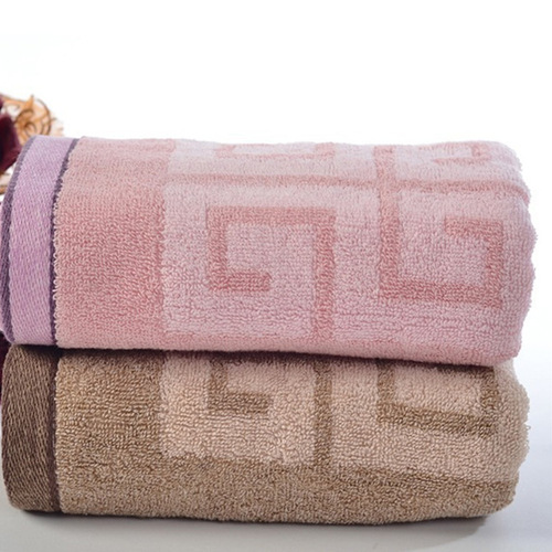 棉质格子面巾家用毛巾 万字毛巾 柔软吸水回礼毛巾 礼品毛巾