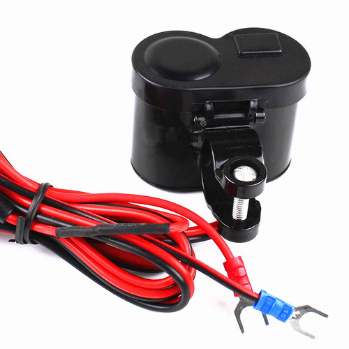 Mobile Phone Charger Motorcycle Electric Bike USB Car Charger Motorcycle Accessories Multi-function Cigarette Lighter Fast Charging 12V