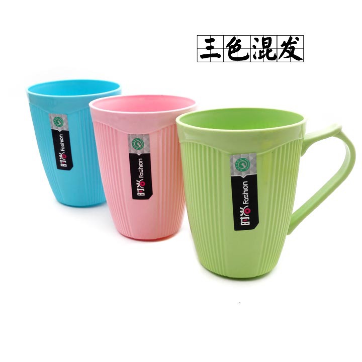 G1422 1006 # grano vertical taza de enjuague bucal taza de cepillo de dientes taza de plástico regalo 2 yuanes tienda