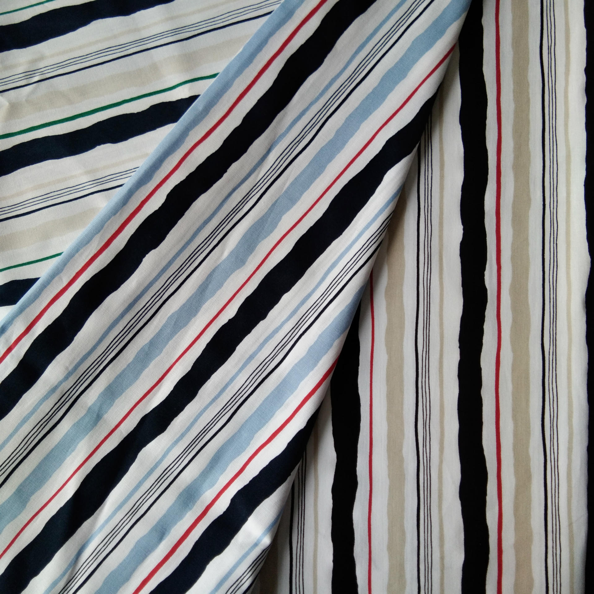 厂家直销 全棉活性环保印花 弹力衬衫 连衣裙面料现货供应