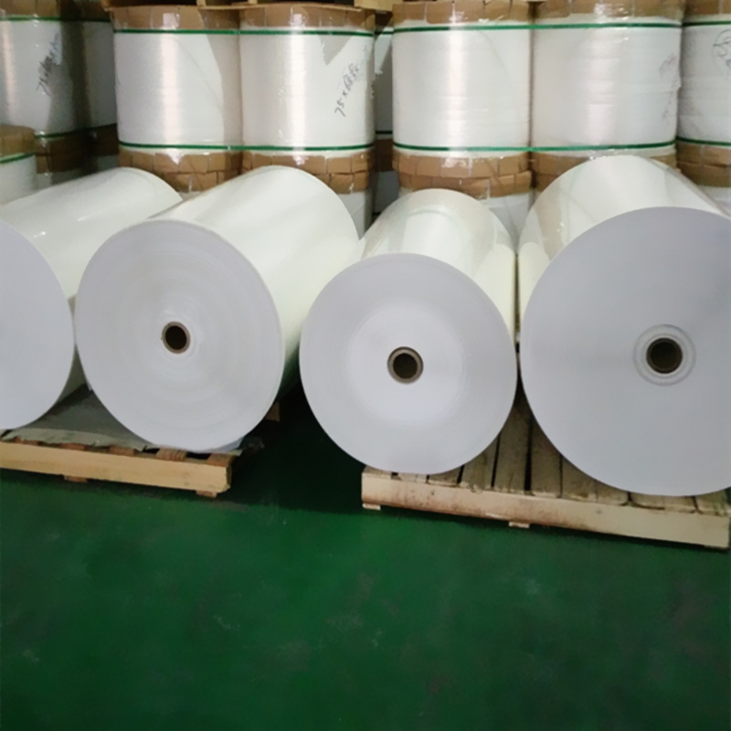 厂家生产PET离型膜透明硅油隔离膜袜子粘合pet离形带粘涂胶膜