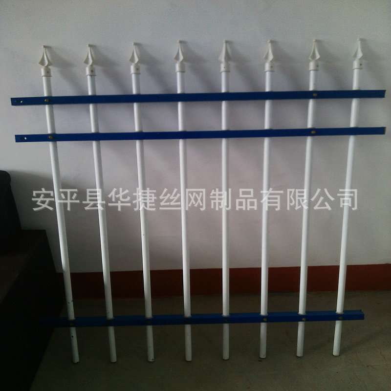 厂家批发院墙围栏锌钢栅栏锌钢围栏圆管锌钢护栏