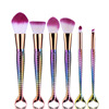 Golden brush contains rose, new collection, 6 pieces