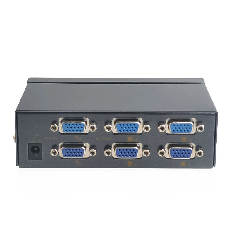 ЭКЛ-214R VGA переключатель переключатель 2 выхода 2 Entroster Четыре Дополнительных 500MHz Инженерного класса ограничитель дистанционного управления