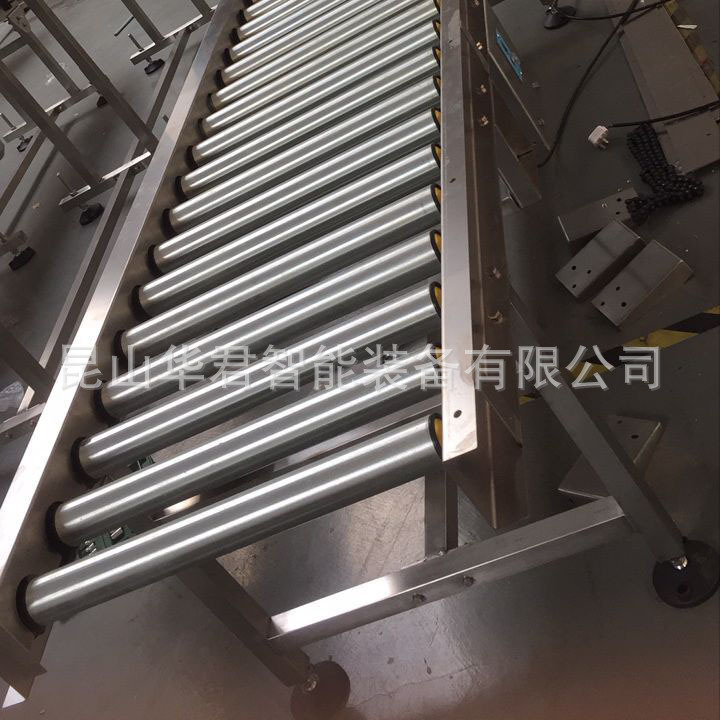 不锈钢滚筒输送机 无动力滚筒 物流机械 动力滚筒输送线 封箱滚筒