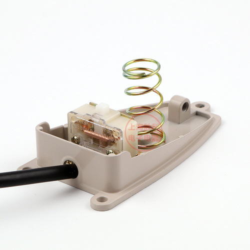 Foot switch Foot switch Pedal switch EKW-5A/B self-resetting aluminum alloy shell with wire