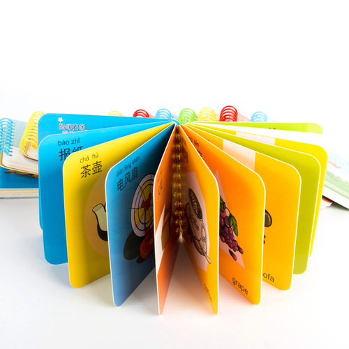 Children's toy book cannot be torn, enlightenment literacy card, baby flip-book cognitive card, infant early education educational toy