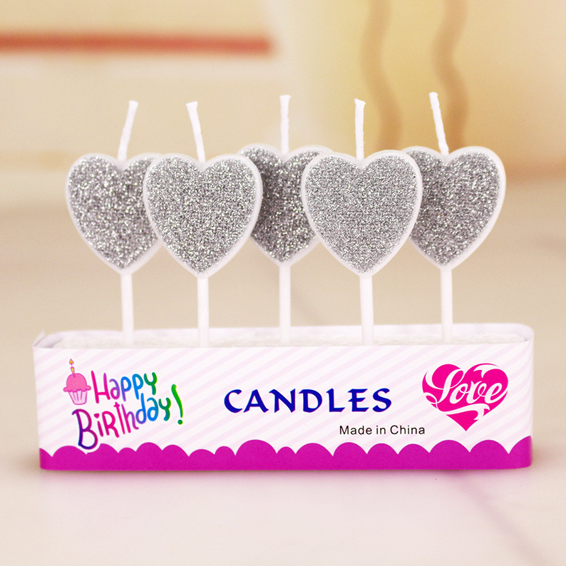 Oro Rosa bebé cumpleaños vela al por mayor letras inglesas niños adultos fiesta Ángel hornear pastel Vela decorativa