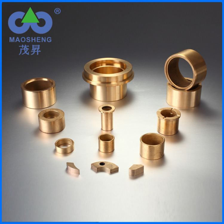 铜基含油轴套 实体工厂定点企业 自润滑轴承套批发 铜套