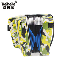 Beibeile牌花色7键手风琴儿童启蒙益智乐器批发生日节日礼物