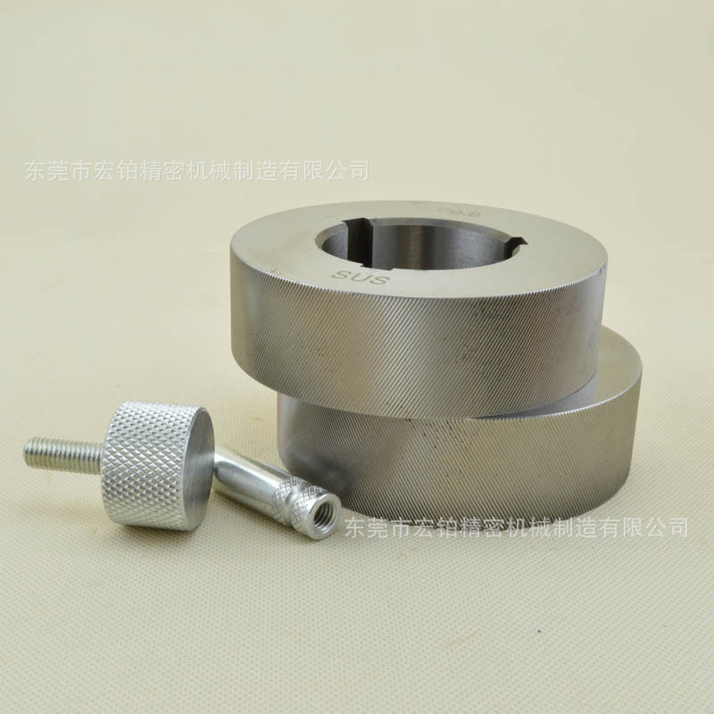 宏铂滚丝牙 3T两轴滚牙机滚花轮 网纹 内孔直径50.5mm 厚度30mm