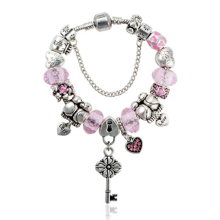 Фуксия подвеска, бисер bracelet, украшение, аксессуар, европейский стиль, оптовая