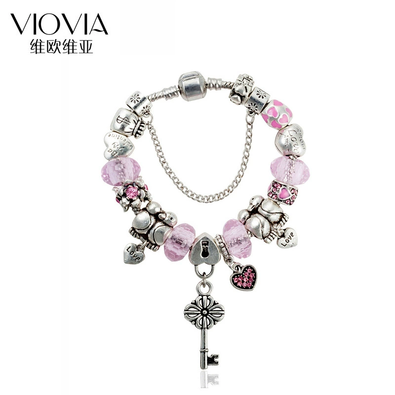 Фуксия подвеска, бисер bracelet, украшение, аксессуар, европейский стиль, оптовая