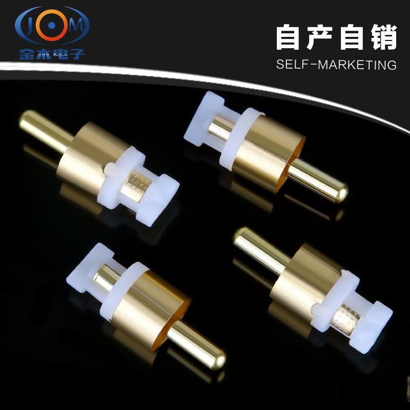 厂家直销 rca莲花头酸洗高涨力莲花头 rca公头 rca莲花头插头