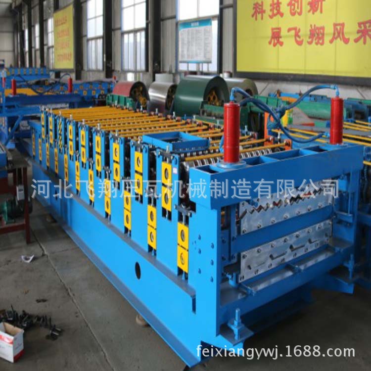 供应彩钢瓦设备全自动850/900型双层压瓦机彩钢板辊压成型机械