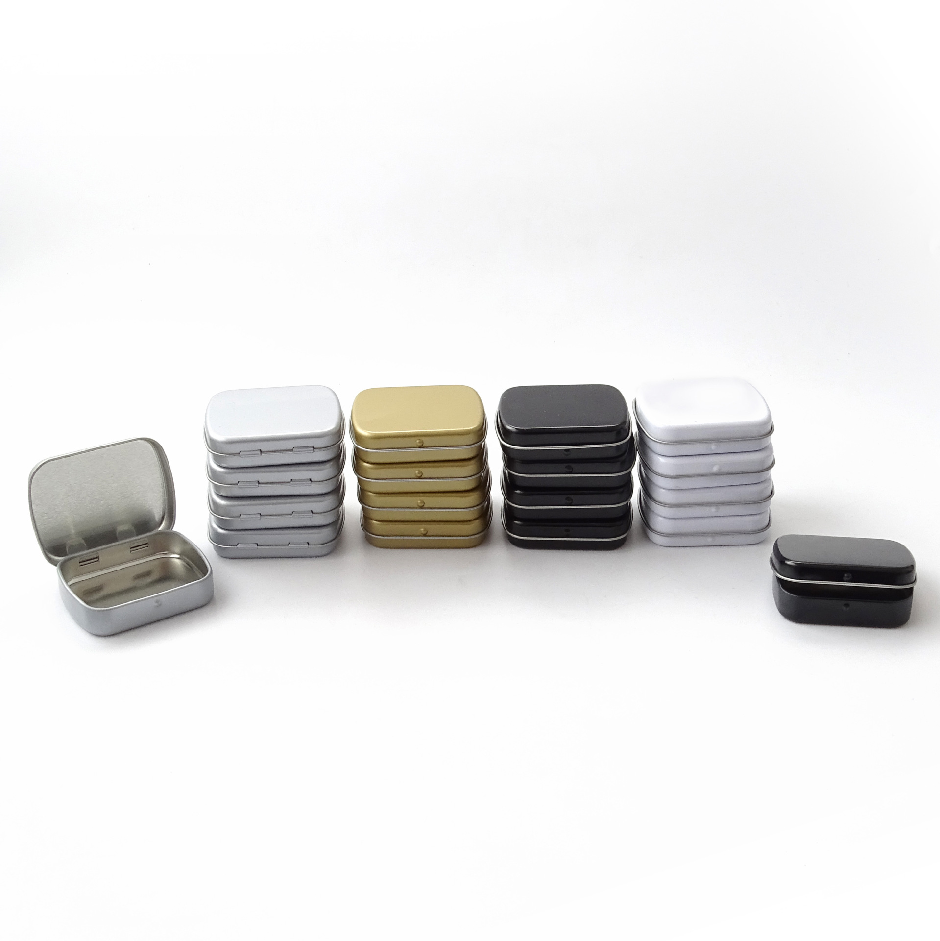 Caja de caramelo pequeña caja de hierro tableta de menta caramelo hierro puede portátil sanqi polvo de compresión tableta de medicina tableta caja de hojalata