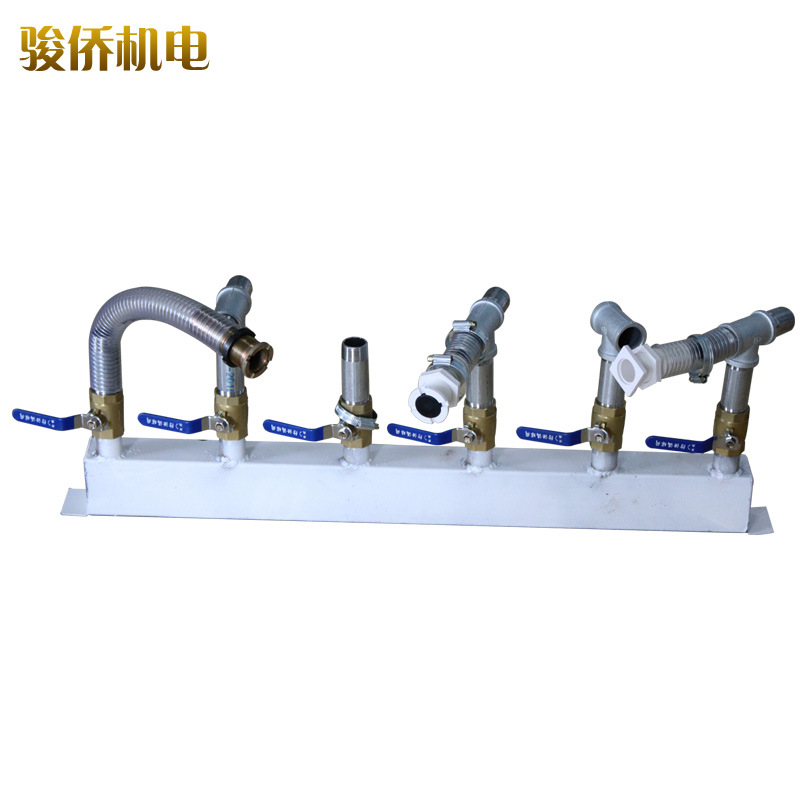 雕刻机真空台面吸附板真空吸附气包法兰接头改装六通分别控制开关