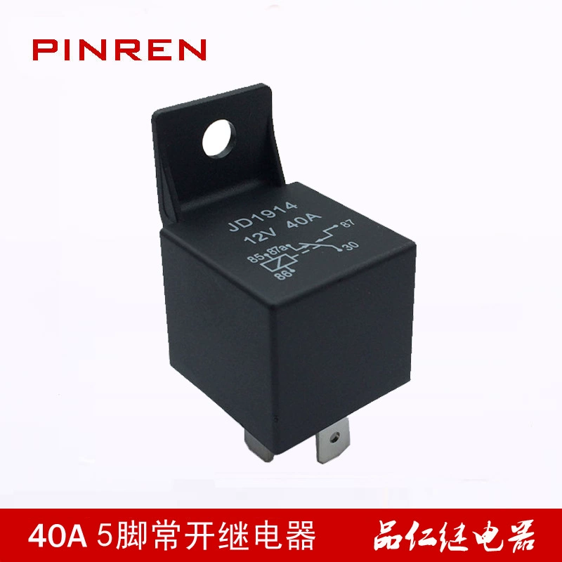 Поставка высококачественного 40A автомобильного реле JD1914 напряжение 12 В 5 футов Водонепроницаемый серебряный контакт другое реле