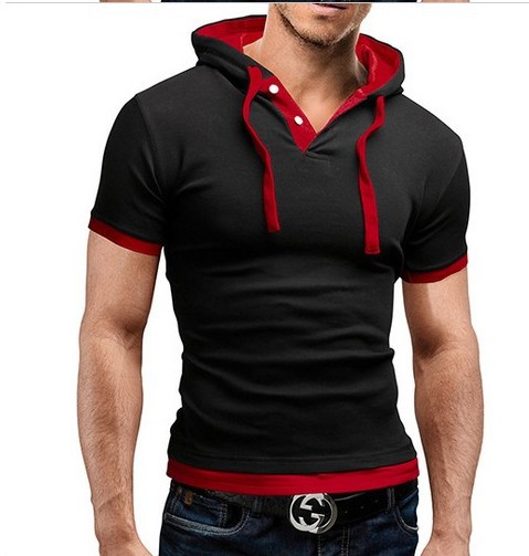 블랙 레드 후드