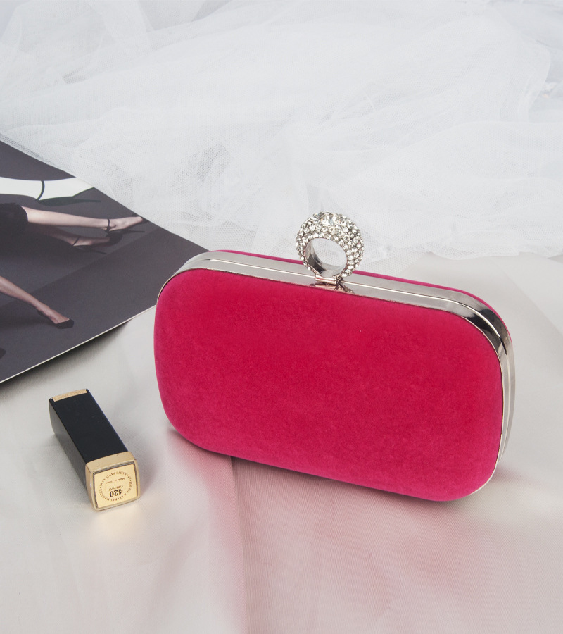 Bolsa de cena de terciopelo clásica retro cheongsam vestido bolso de lujo transfronterizo de alta calidad bolso de diamantes bolso clucth bolsa