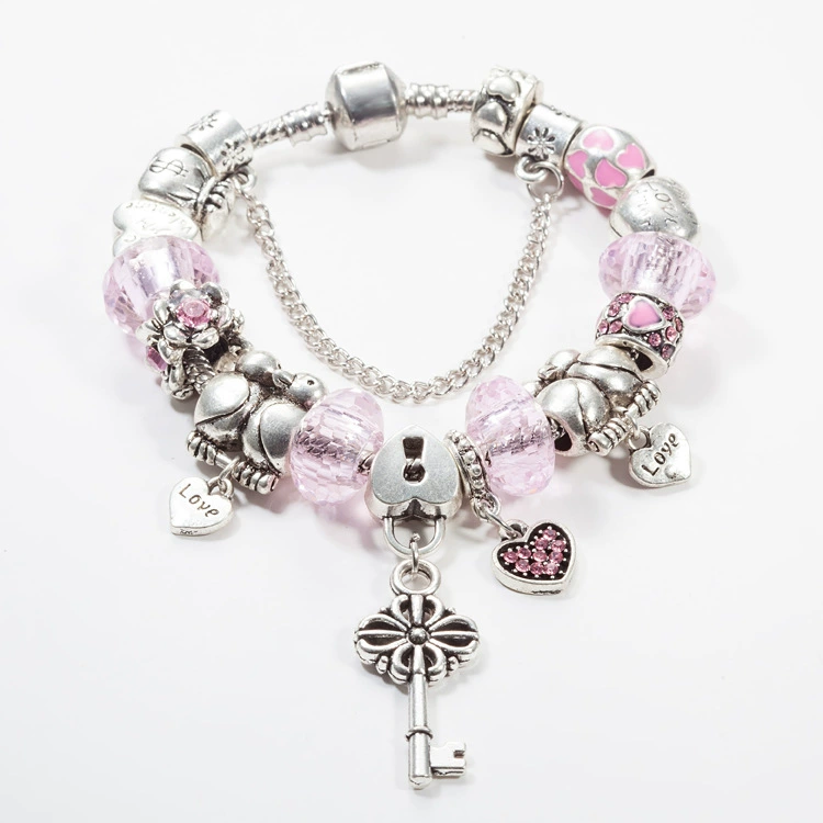 Фуксия подвеска, бисер bracelet, украшение, аксессуар, европейский стиль, оптовая