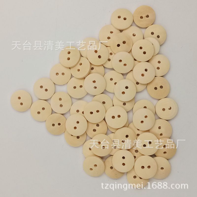 Hebilla de pan de color madera de 15mm hebilla de pan beige 100 piezas por paquete