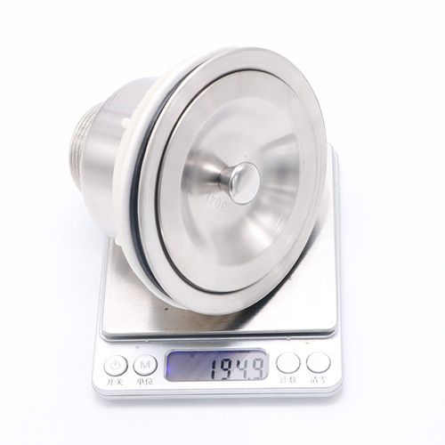 201 stainless steel sink drain, kitchen sink pull-up drain, sanitary ware manufacturer