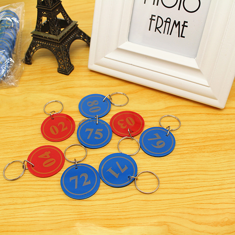 麻辣烫牌号码牌亚克力数字牌标记牌寄存牌桑拿手牌叫号牌标签