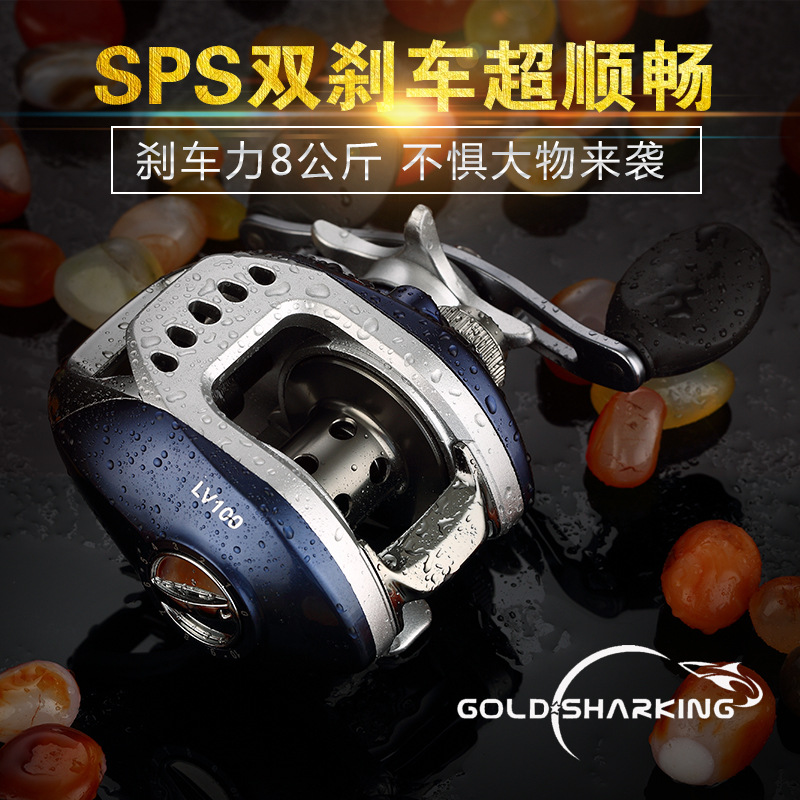 Rueda de gota de agua MANO IZQUIERDA/mano derecha carrete de pesca carretera rueda asiática Luya pistola mango rueda de pesca carrete de pesca artes de pesca al por mayor