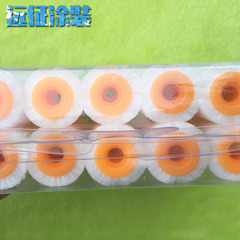 Manufacturer Direct Supply 4-inch Pure Wool Core Roller Brush for Solvent-Resistant, Non-Falling Hair Paint Thinner