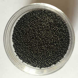 玻璃微珠彩色玻璃米珠 黑色电镀色0.4-0.6mm0.6mm-0.8mm 玻璃微珠