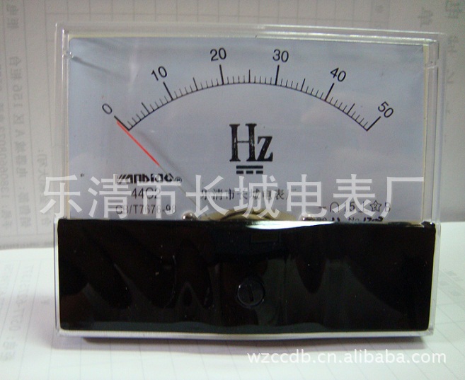 供应长城电表厂 44C2 50HZ   10V 直流电压表 频率表