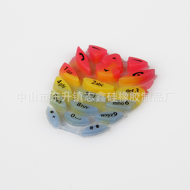 中山硅胶厂硅胶夜光硅胶按键荧光硅胶按键导电按键计算机按键