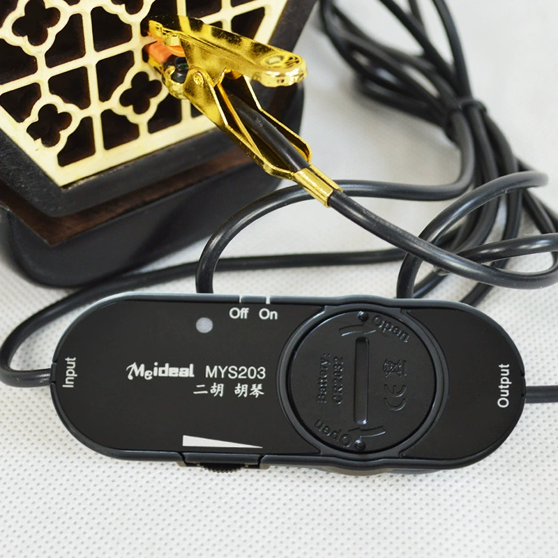 Оригинальные товары Meimics Акустический эрху Пикап Высококачественный звукосниматель Huqin Усилитель с зажимом Пикап Микрофон