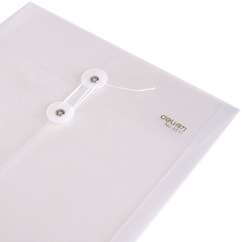 5511 transparent file bag A4 plastic wire wound data storage file bag wrapped wire thickened briefcase