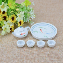 景区热销陶瓷礼品小茶具   陶瓷茶具茶杯手工艺品批发