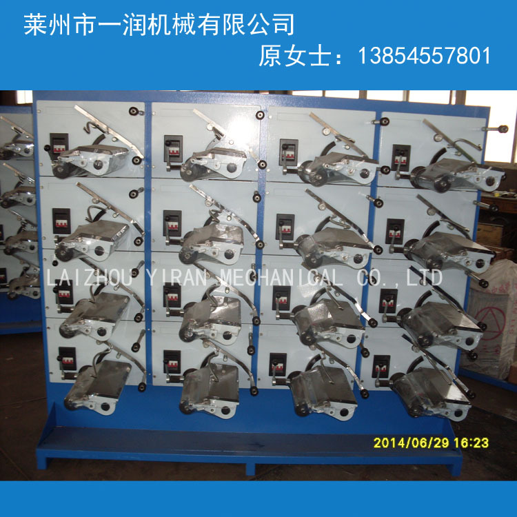 销售聚乙烯人造草坪丝拔丝收卷机械　PE圆丝拉丝机