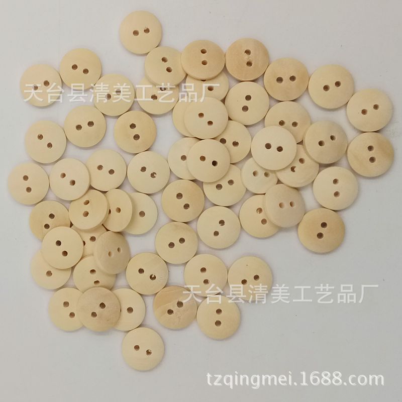 Hebilla de pan de color madera de 15mm hebilla de pan beige 100 piezas por paquete