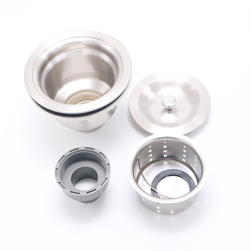 201 stainless steel sink drain, kitchen sink pull-up drain, sanitary ware manufacturer