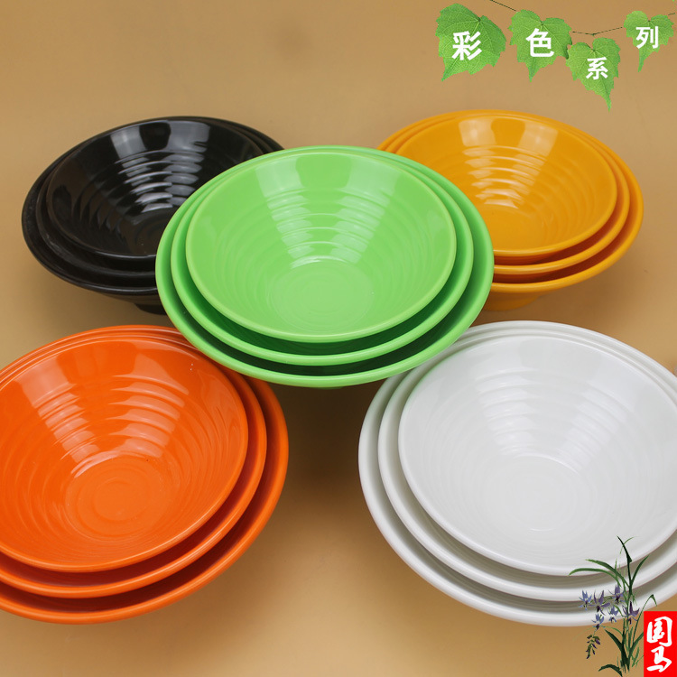 Noodle Bowl Weiqian Ramen Bowl Color Imitation Porcelain Rice Noodle Wonton Bowl Hotel Commercial Tableware Thickened Bowl High-grade melamine Noodle Bowl Weiqian Ramen Bowl Color Imitation Porcelain Rice Noodle Wonton Bowl Hotel Commercial Tableware Thickened Bowl High-grade melamine