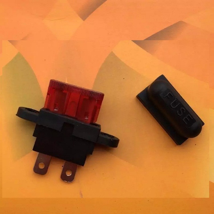 汽车保险丝座,JH703C,带盖保险丝座,汽车保险座