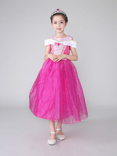 Elsa Princess Dress Frozen Love Dress Children's Costume Girl Child Formal Gown