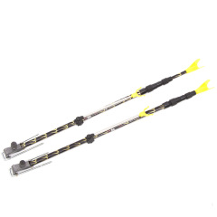 便攜式多功能鋁合金炮台支架地插支架競技架杆垂釣架杆器漁具批發