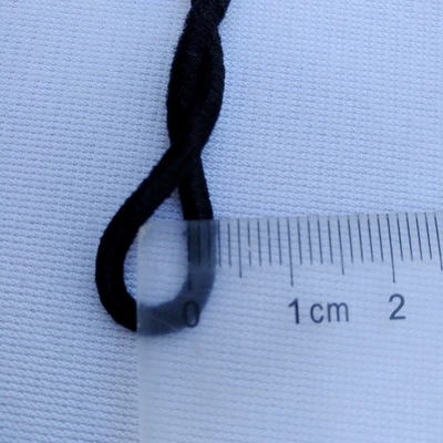 Medium Liufang rubber band Black: Saç üçün rezinlər