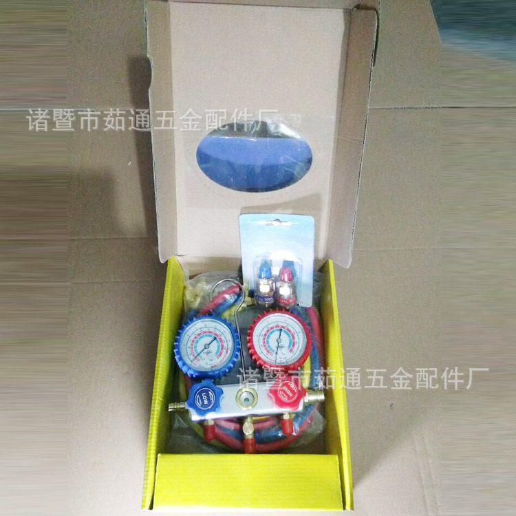 冷媒表组  汽车  空调加氟雪种压  压力表 空调