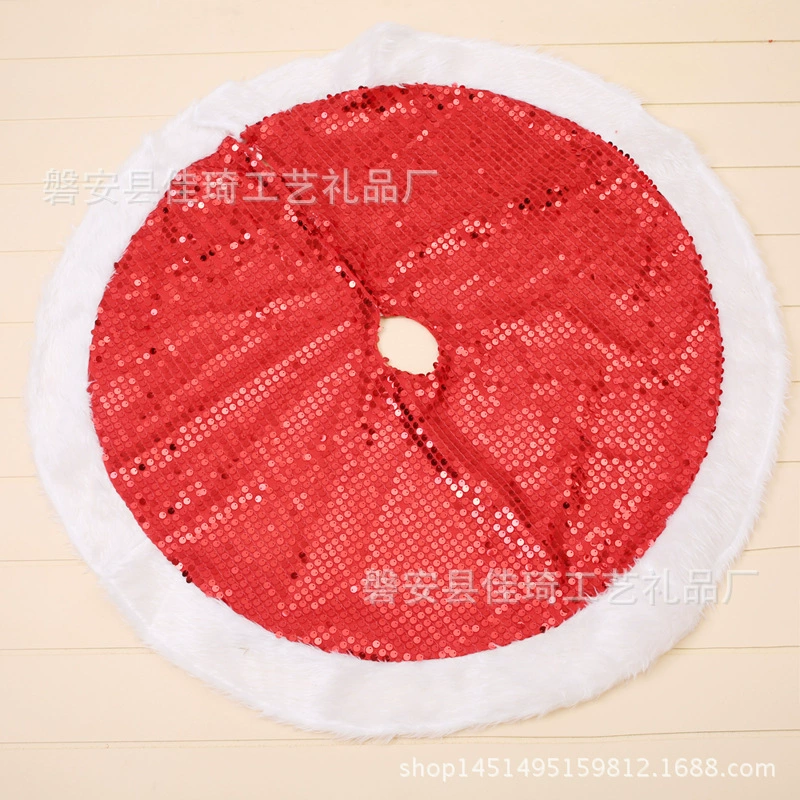 Рождественские украшения, подарки, фартук для рождественской елки, высококачественная яркая юбка с блестками, рождественские подарки, подвески для рождественской елки