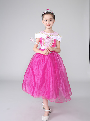 Elsa Princess Dress Frozen Love Dress Children's Costume Girl Child Formal Gown