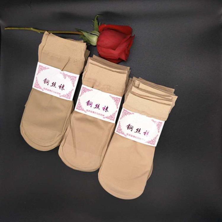 Spring and autumn steel stockings wear-resistant anti-hook silk ladies short stockings super elastic super soft velvet socks manufacturers wholesale